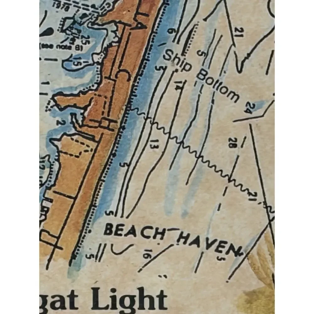 Barnegat Lighthouse Long Beach Island NJ Framed Art Print Donna Elias